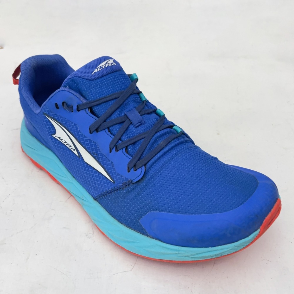 Altra Superior 6 Running Shoes Mens 10.5 Blue Trail Hiking Sneakers Minimal